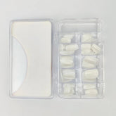 Milky White Artificial Nails (Pack Of 100)